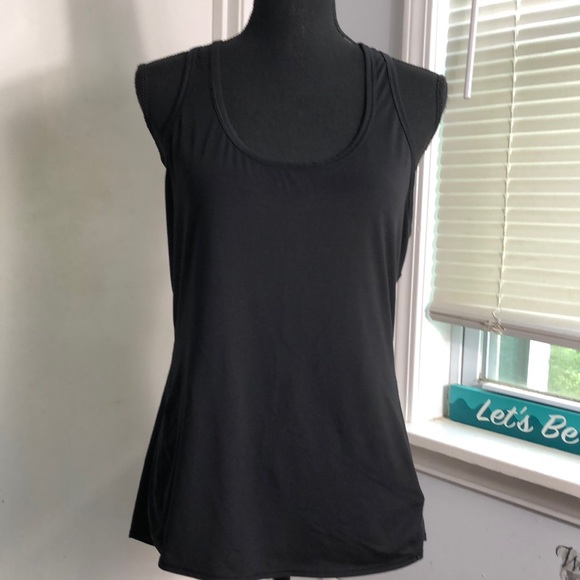 Athleta Tops - Athleta Black Racerback Tank Top Size M